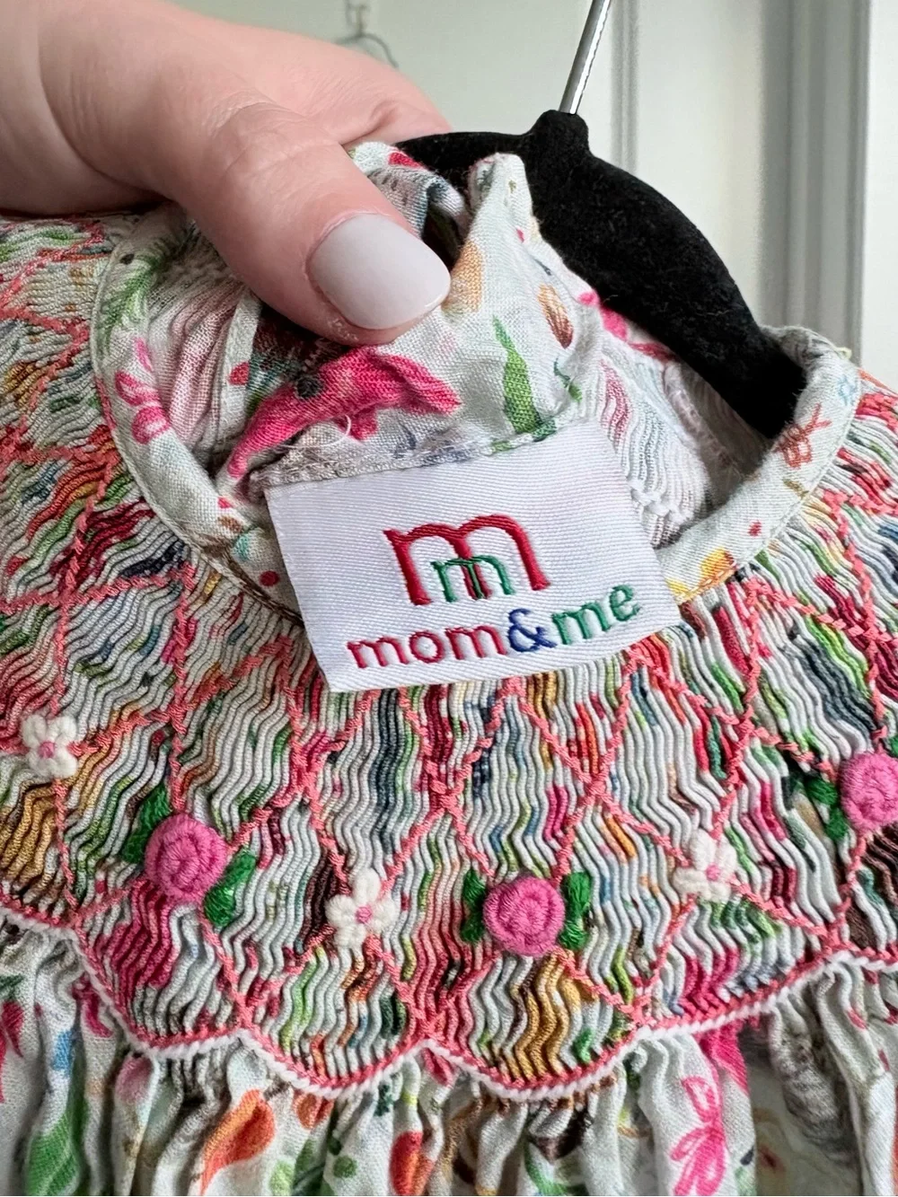 Mom & Me Smocked Woodland Animal Whimsical Set